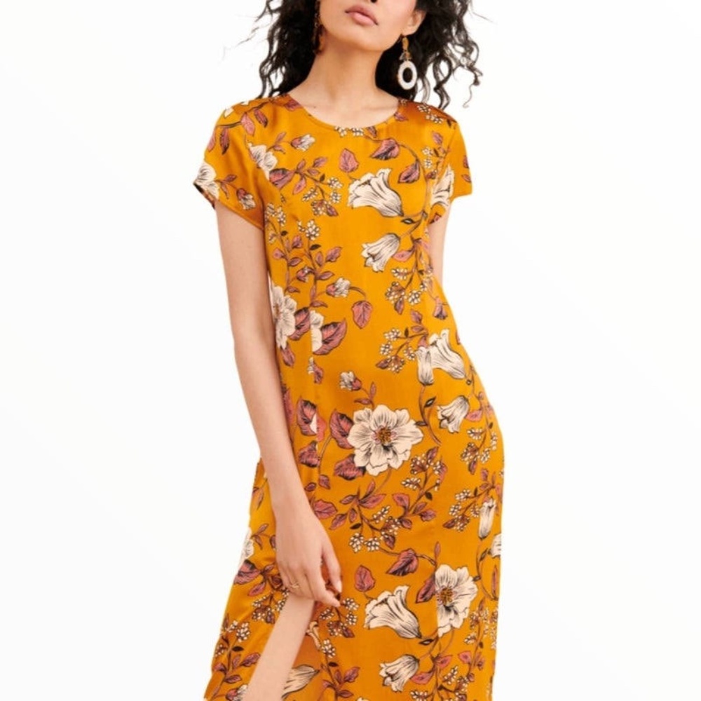 EUC Anthropologie Cap-Sleeve Dress (XS)